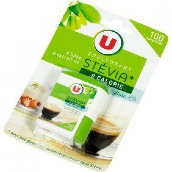 Edulcorant à base de stevia - U - 100 comprimés, 30 g