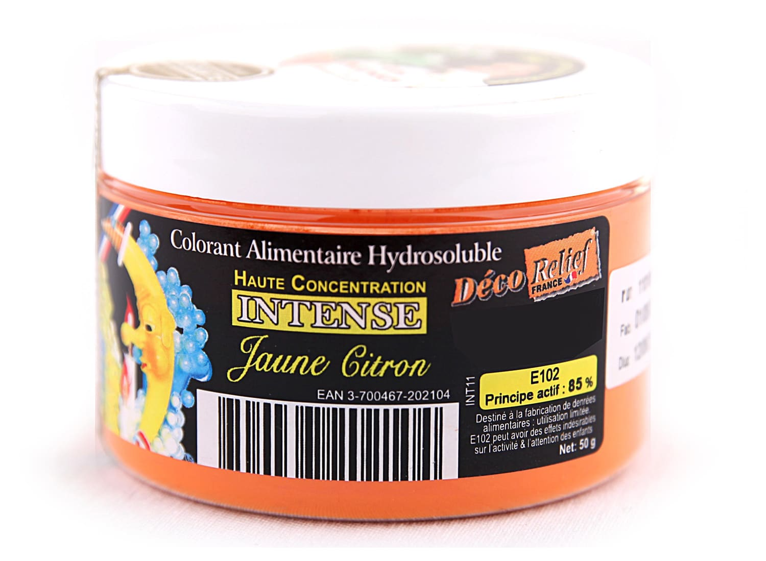 Colorant alimentaire jaune Club House