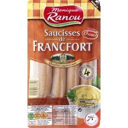 monique ranou saucisses de francfort