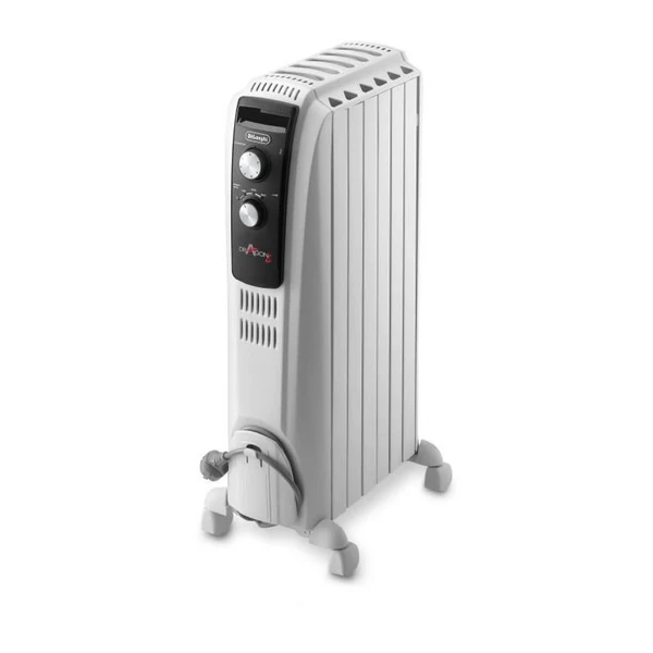 Radiateur Bain D'huille Dragon4 - 1500w - 3 Allures De Chauffe - Technologie Real Energy - Effet Cheminée Delonghi