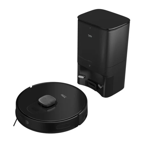 Beko Vrr94314vb - Aspirateur Robot 2 En 1 - Connecté - Autonomie 240 Minutes - 5000 Pa - 4 Vitesses - Noir Beko