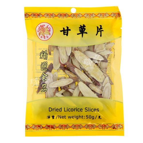 Tranches de réglisse séchées (Golden Lily) 50g