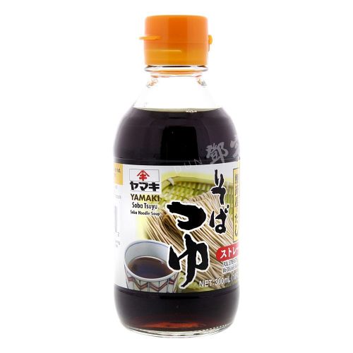Soba Tsuyu Straight Noodle Soup Base (Yamaki) 300ml