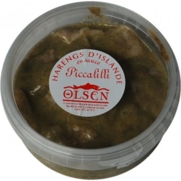 Harengs en sauce picallili pot de 250g MSC