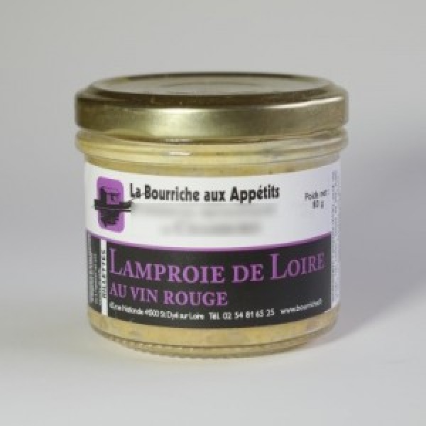 Lamproie de Loire au vin rouge - 80g