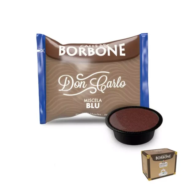 100 BLUE Blend Capsules Borbone Coffee Compatible Lavazza A Modo Mio®