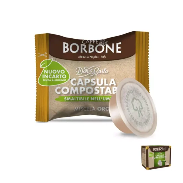 100 GOLD Blend Capsules Borbone Coffee Compatible Lavazza A Modo Mio®