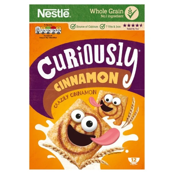 Nestle Curiously Cinnamon Cereal 375g