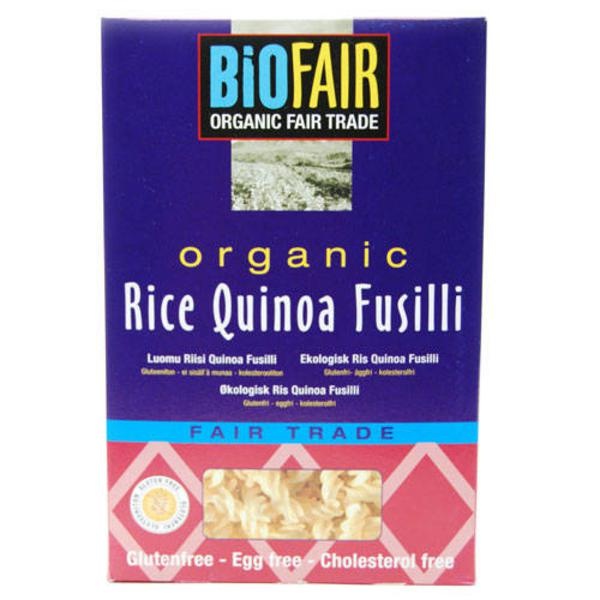 Biofair Pâtes Fusilli Riz & Quinoa Bio Sans Gluten, FairTrade, 250g