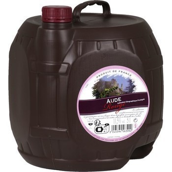 Vin de pays de l'Aude 12° 5 l