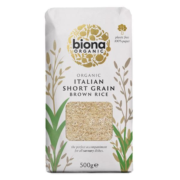 Biona Organic Italian Short Grain Brown Rice 500g