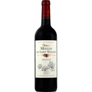 Moulis rouge Ch. Moulin St Vincent 13° 75 cl
