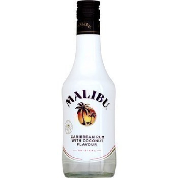 MALIBU ; Liqueur au rhum blanc aromatisée noix de coco 35 cl