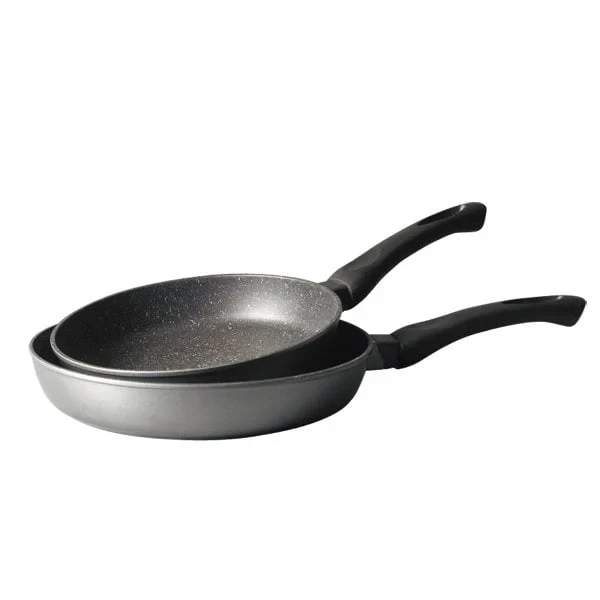Lot 2 Poêles avec revêtement Dur comme la pierre 20 et 24 cm Mathon