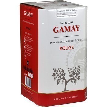 Vin de pays du Val de Loire Gamay 12° 10 l