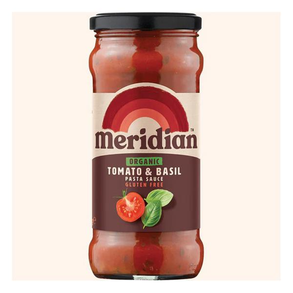 Sauce pour Pâtes Tomate & Basilic Bio Meridian 350g