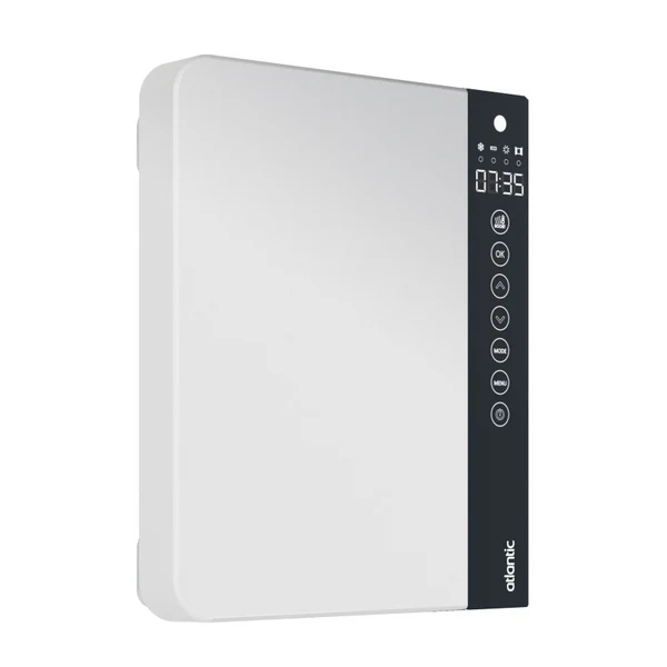 Radiateur Sèche Serviettes électrique 1800w Telia Soufflant Blanc 720109 Atlantic