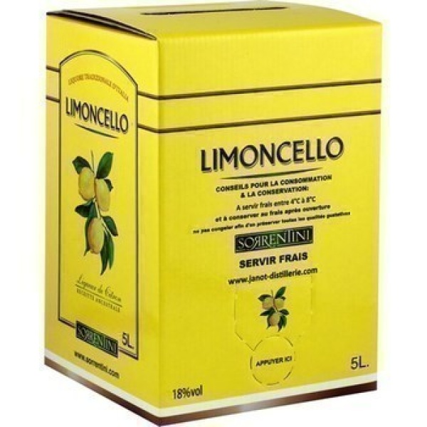 JANOT ; Liqueur Limoncello 5 l