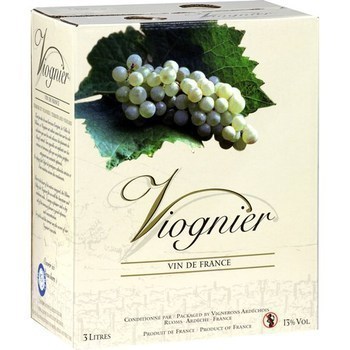 Vin de pays Viognier 13° 3 l