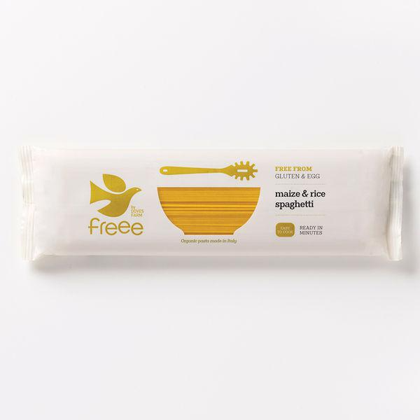 Doves Farm Spaghetti de maïs et de riz bio sans gluten, 500 g