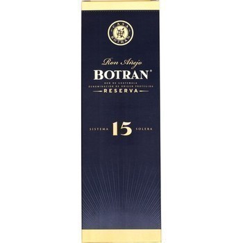 Rhum 15 ans d'âge 70 cl