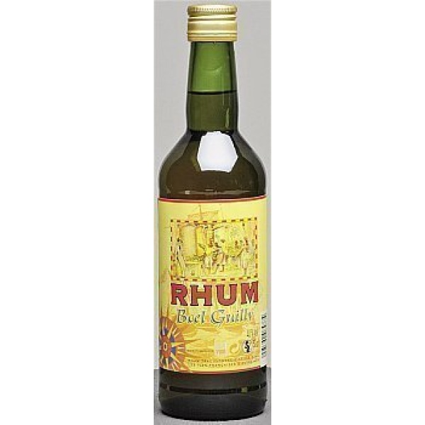 PP NO NAME ; Rhum Ambré DOM 40% ** - la bouteille de 50 cl