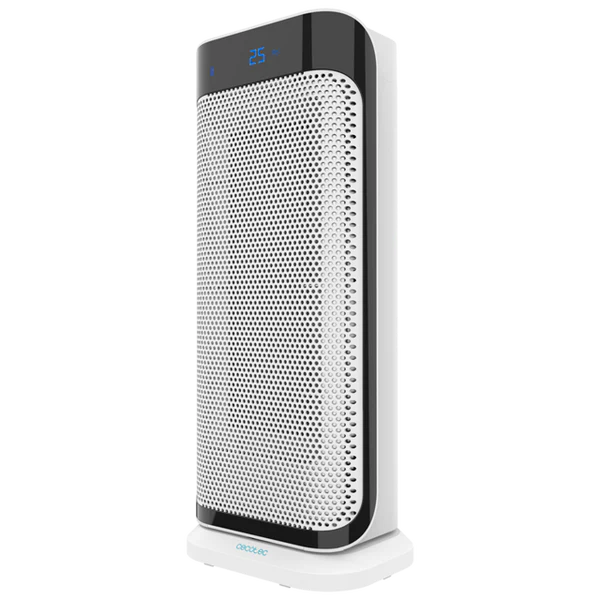 Chauffage soufflant en céramique avec 3 modes de fonctionnement et minuterie 2000W blanc noir Cecotec