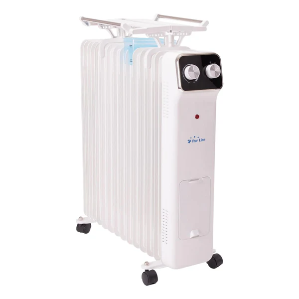 Radiateur d'huile blanc avec réservoir d'humidification Purline