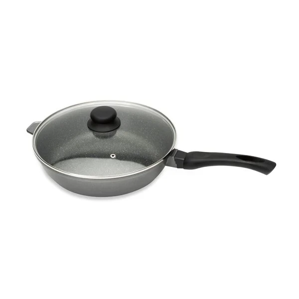 Sauteuse et couvercle revêtement Dur comme la pierre 24 cm Mathon