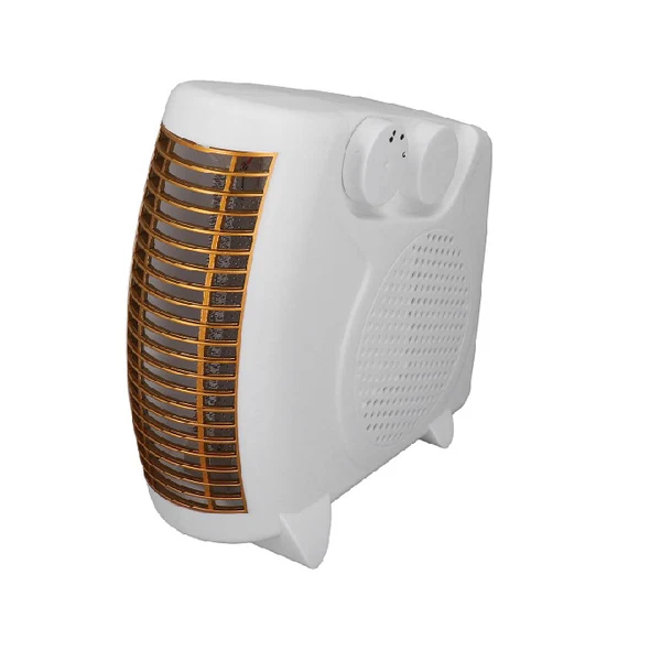 Chauffage soufflant électrique portable avec 2 réglages de chaleur 1200W BLANC Vendos85