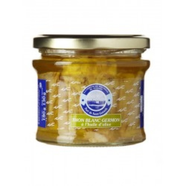 THON BLANC GERMON À L'HUILE D'OLIVE BIO 130GR*