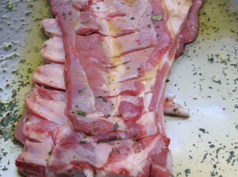 Poitrine D'agneau Marinée Aux Herbes Du Jardin - 750g