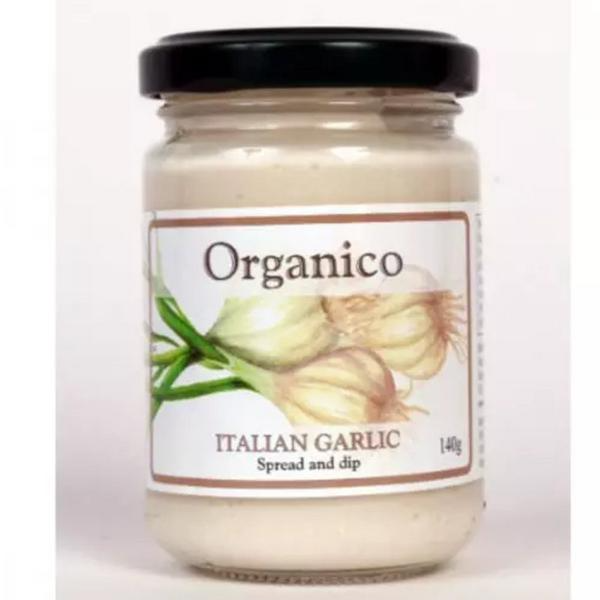 Organico Trempette et tartinade à l'ail bio 140g