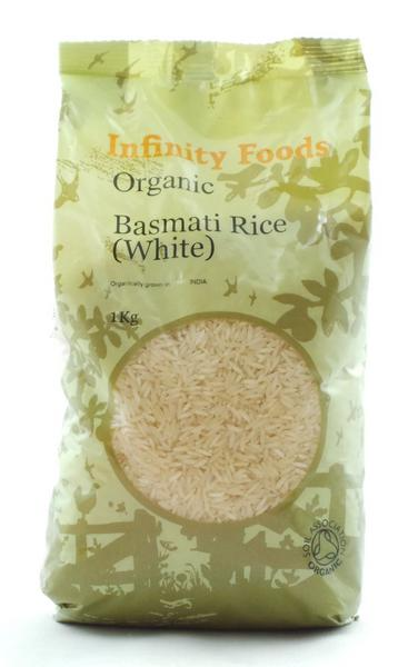 Infinity Foods Organic White Basmati Rice 1kg