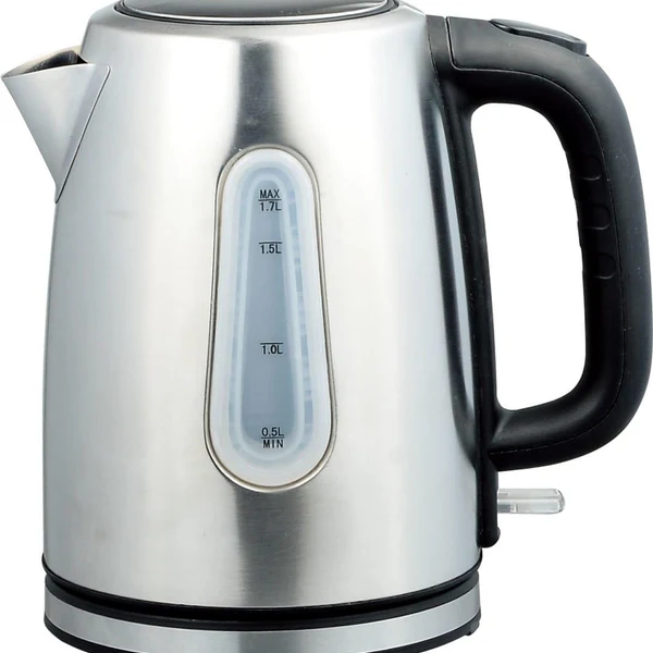 bouilloire électrique de 1,7L sans fil 2200W gris noir Tristar