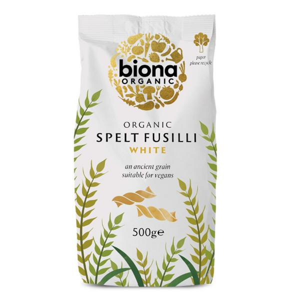 Biona Pâtes Fusilli Blanc d'Epeautre Bio 500g