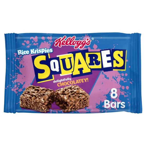 Kellogg's Squares Totally Chocolatey 8 per pack