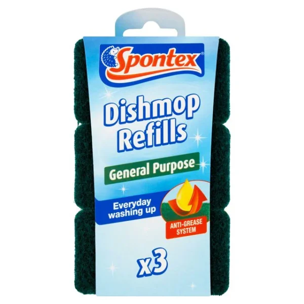 Spontex Dishmop General Purpose Refill 3 per pack