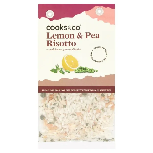 Cooks & Co Lemon & Pea Risotto 190g