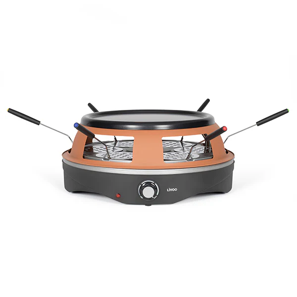 Appareil à pizza pour 6 personnes 1200W DOC304 Livoo