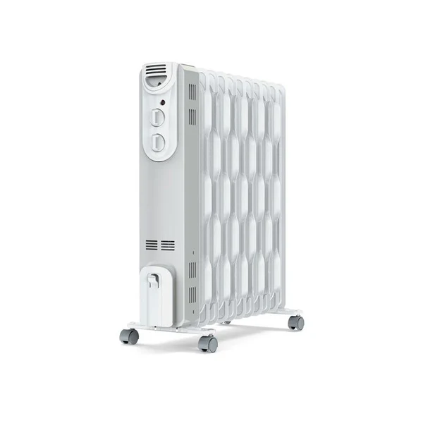 Fr9010400b-radiateur Bain D'huile Blanc 2500w - Orso2500 Supra