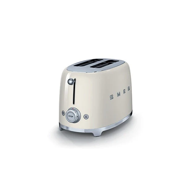 Toaster 2 fentes 950 W TSF01CREU crème Smeg