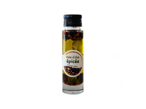 Huile d'olive Picholine aux épices 10 cl