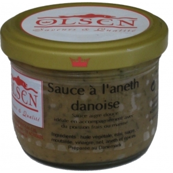 Sauce à l'aneth danoise verrine de 100g