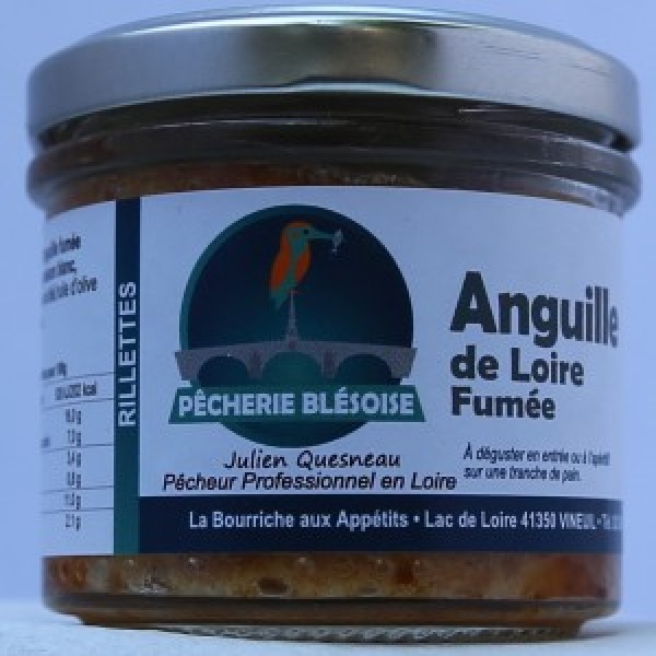 Rillettes d'Anguille de Loire Fumée 80g - Pêcherie Blésoise