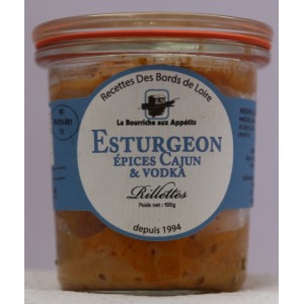 Esturgeon épices Cajun & Vodka - 100g