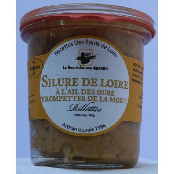 Silure de Loire ail des ours et trompettes de la mort - 100g