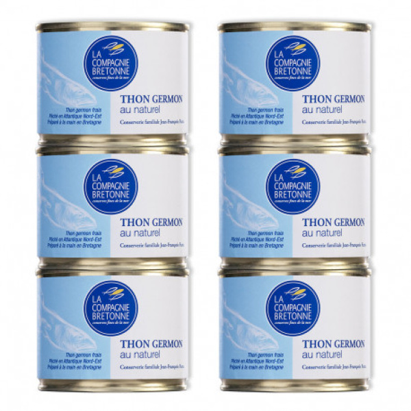 THON BLANC GERMON AU NATUREL 200G LOT DE 6