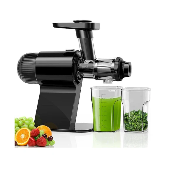 Extracteur de Jus de Fruits et Légumes 160W noir Vendos85