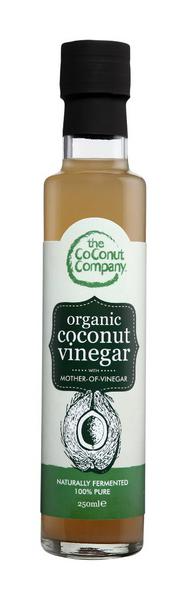 The Coconut Company Vinaigre de Noix de Coco Biologique avec la Mère 250ml